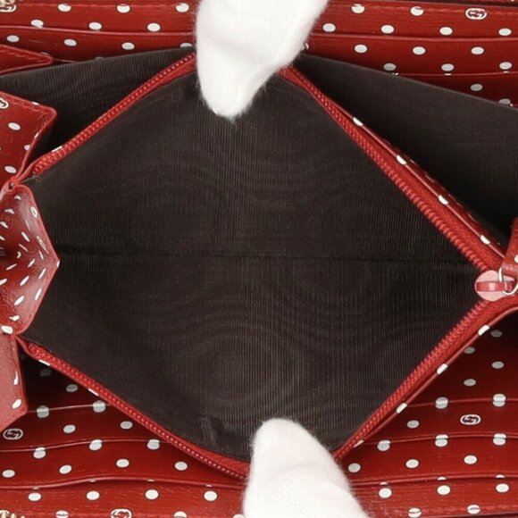 GUCCI Red Leather Wallet - Picture 6 of 8